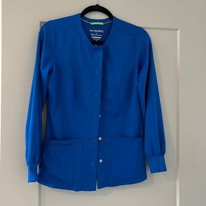Healing Hands Royal Blue Scrub Jacket